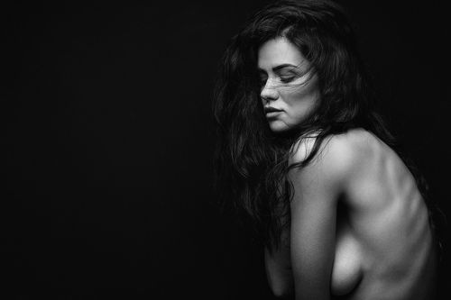 Sensual portrait of Deni