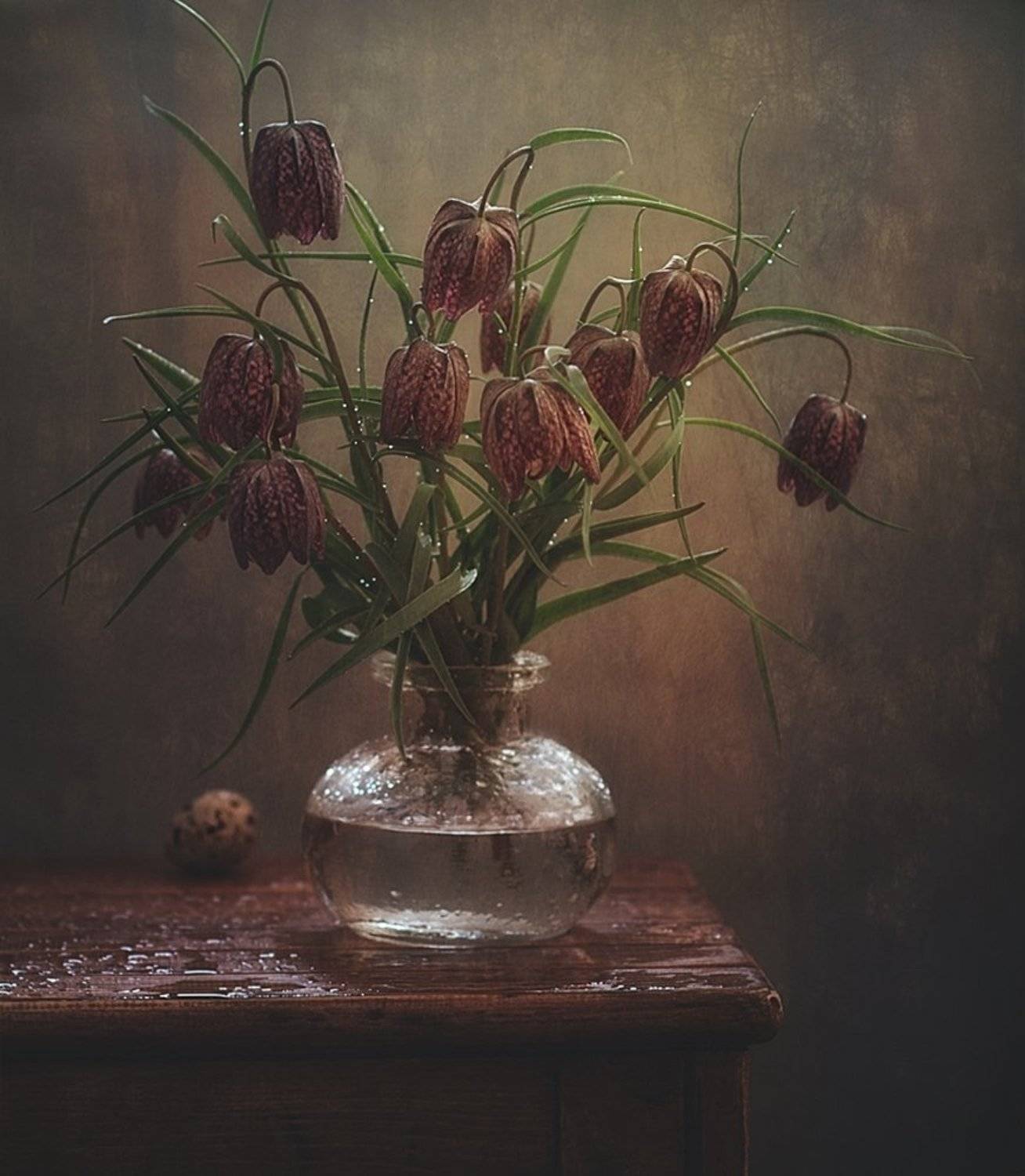 натюрморт,рябчики,цветы, Наталия К