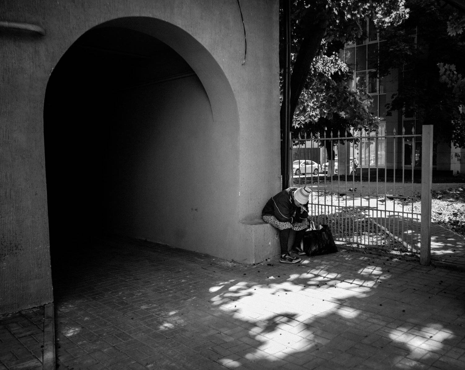 улица,двор,тень,Ростов, Мария Буданова