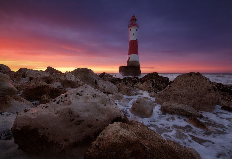 uk, england, beachy head, lighthouse Bechy Head lighthouse фото превью