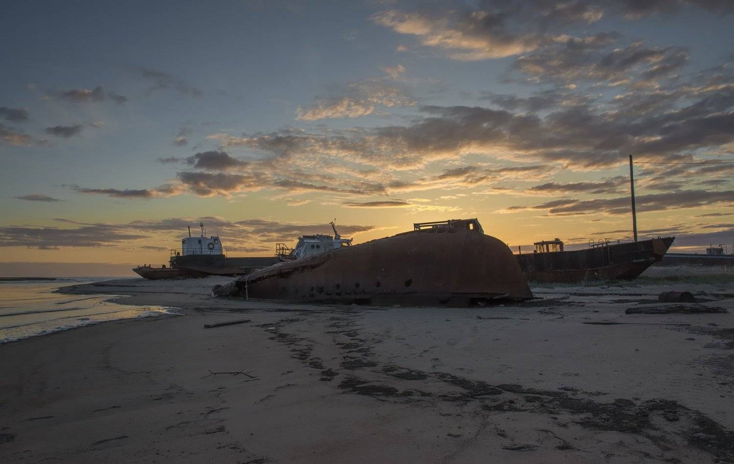 архангельская обл, белое море, закат, море, лодки, путешествия,, Алексей Романов