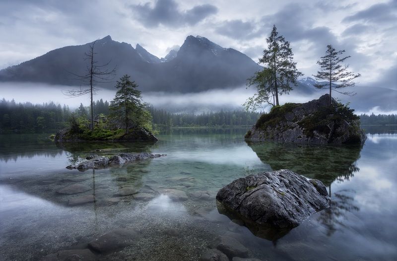 озеро, Хинтерзее, Hintersee, Германия Озеро Хинтерзее. Германия. фото превью
