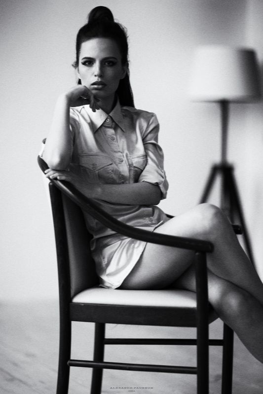 portrait, girl, beauty, blackandwhite, sensual Elena фото превью