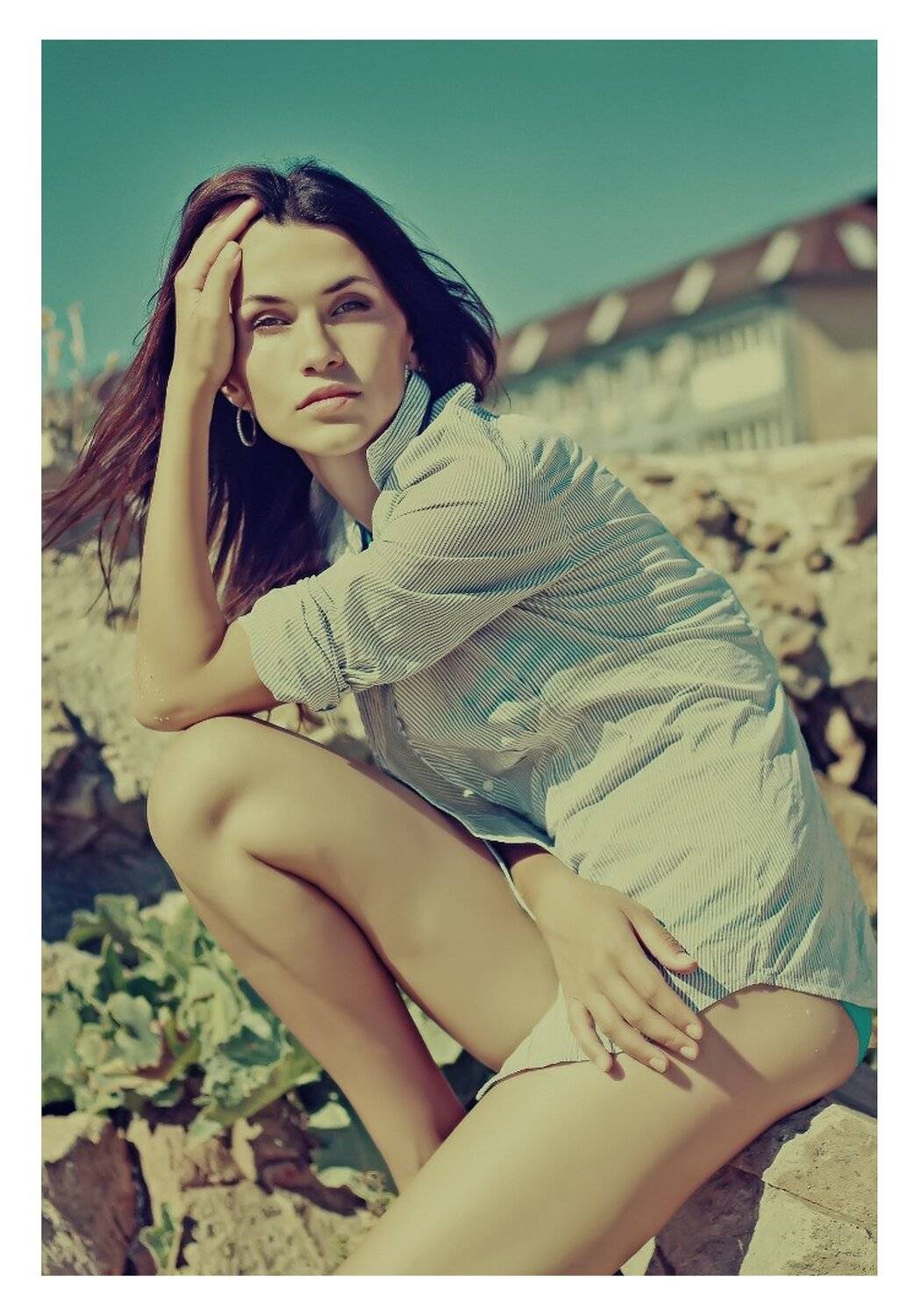 девушка, лето, портрет, Sergii Vidov