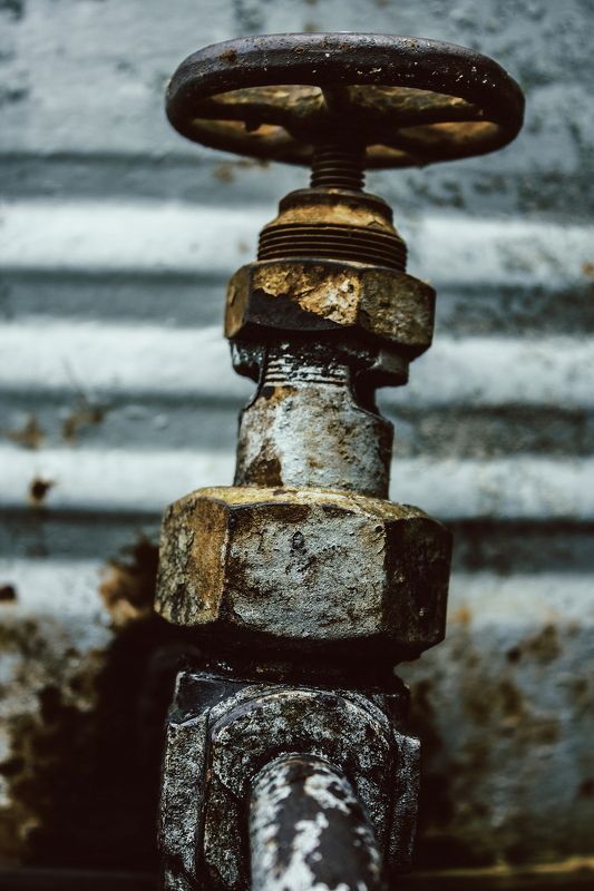 кран, ржавчина, металл, апокалипсис, разруха, время испытание временем фото превью