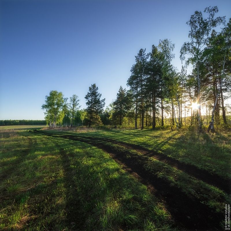 утро, рассвет, скалы, река, ай ,большой айский притес, лес, поле, дорога, челябинская область Дорога к притесу фото превью
