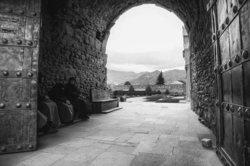 in monastery.