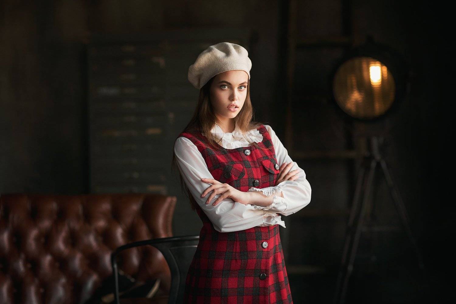 Портрет,девушка,beautiful,Model,взгляд,portrait,студия  , Бармина Анастасия