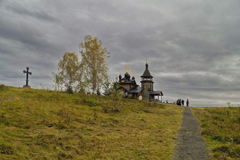 пейзаж,небо,храм,урал,святыня На самом высоком месте... фото превью