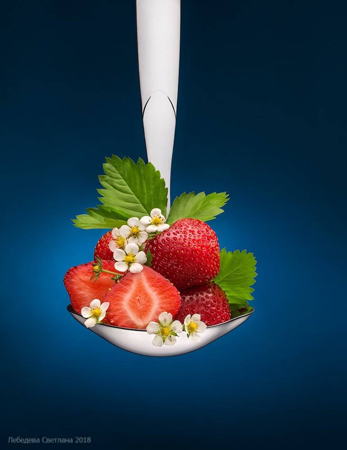 клубника,ложка,ягода,фуд, Светлана Л.
