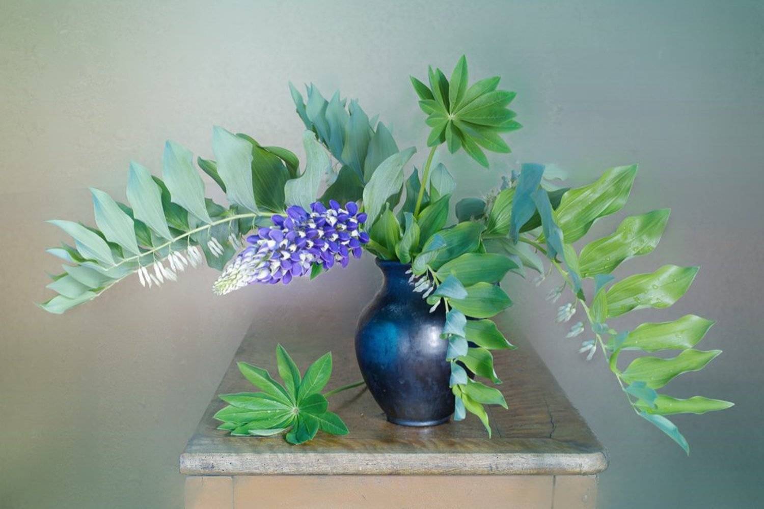 купена,люпин,букет,изгиб,цветы,, Вера  Павлухина