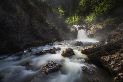 Горная река. Бавария.