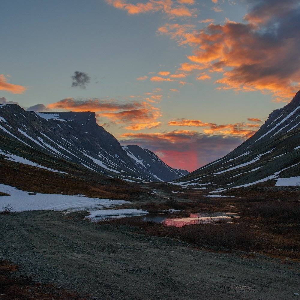 хибины, лето, кольский, заполярье, север, ночь, полярный день,, Роман Горячий