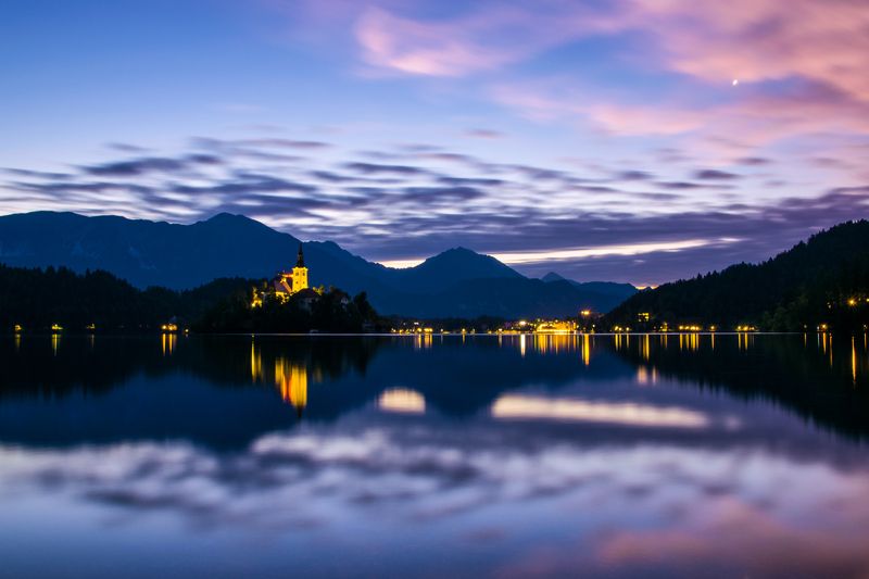 блейд, #slovenia, #bled, #travel, #adventure, #nature, #alps, #summer, #sunrise Пробуждение Блейда фото превью