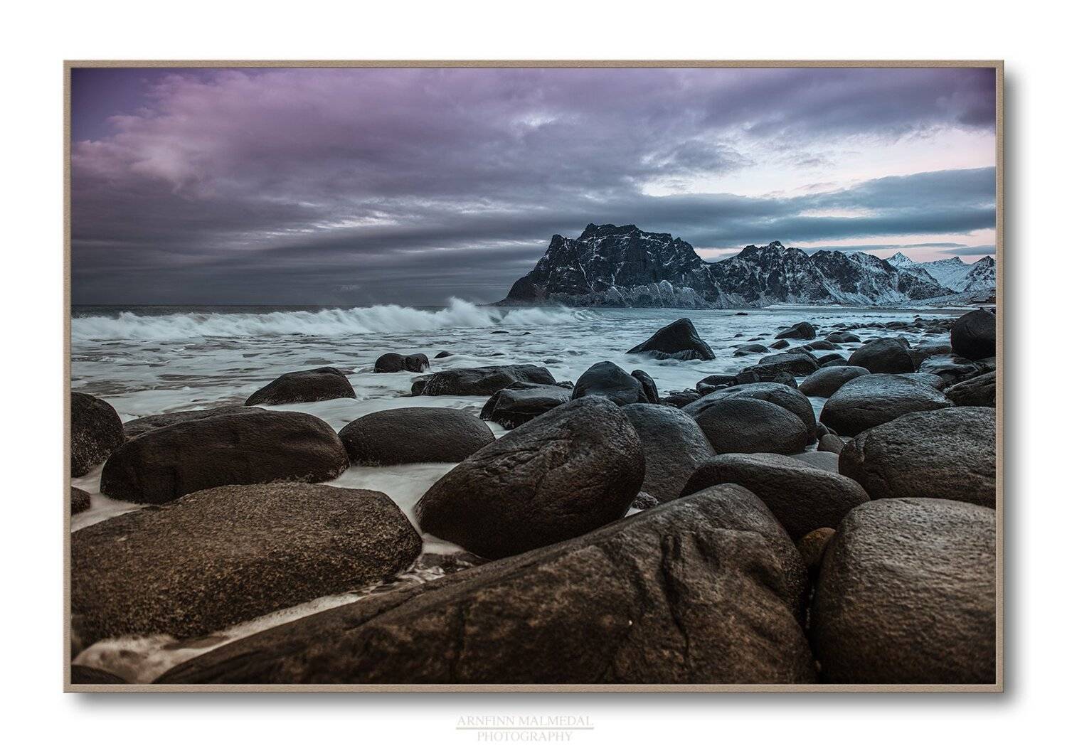 lofoten, landsvape, winter, cold, water, seascape, Arnfinn Malmedal
