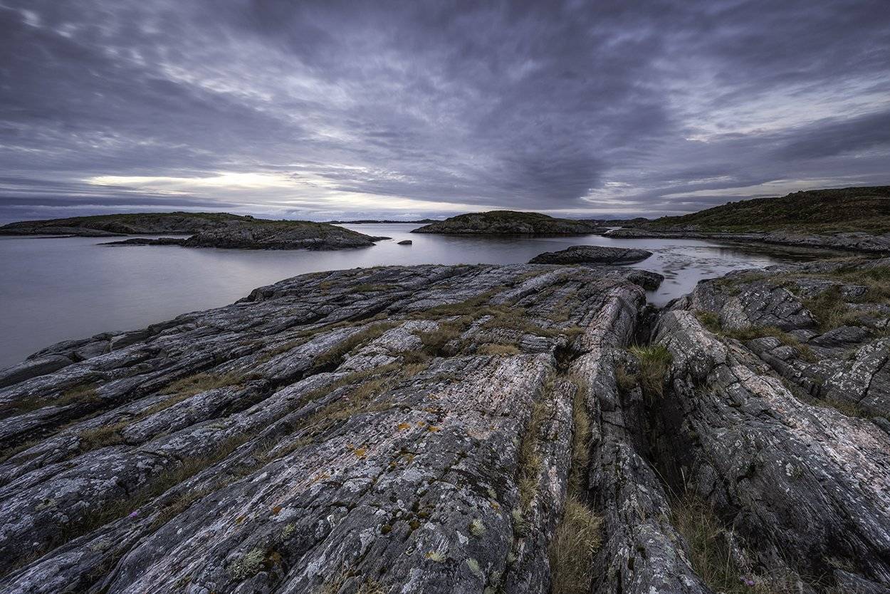 landscape, midnight, norway, atlantic ocean road, rocks, seacape, Sylwia Grabinska