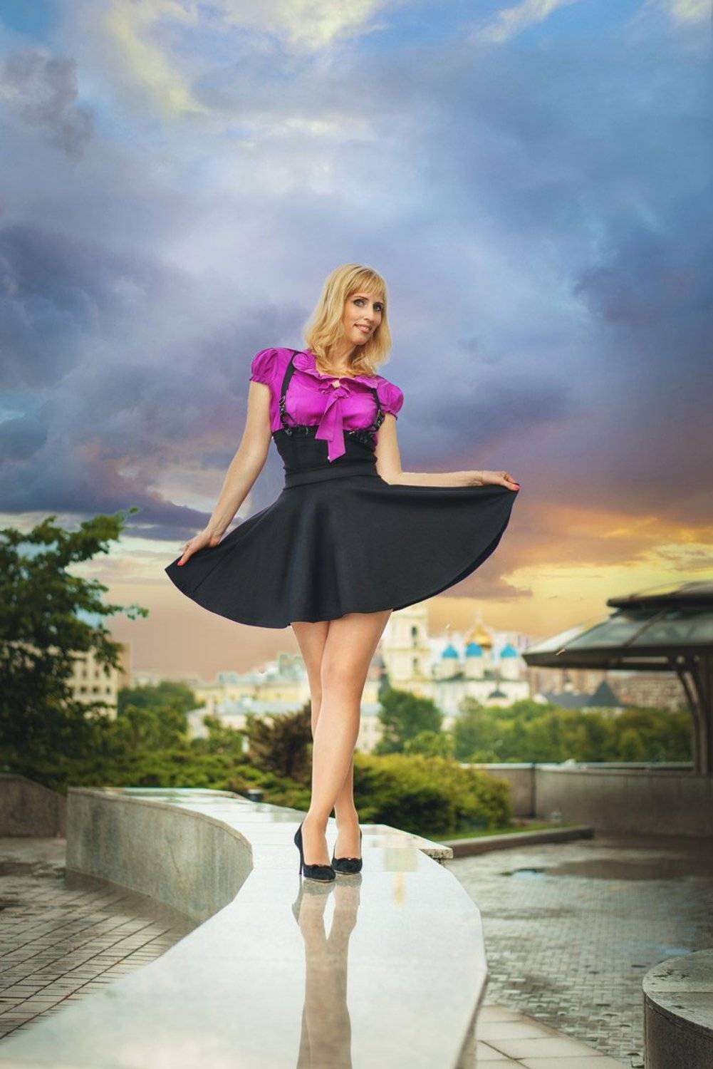 девушка лето секси гламур, Serguei Boukarev