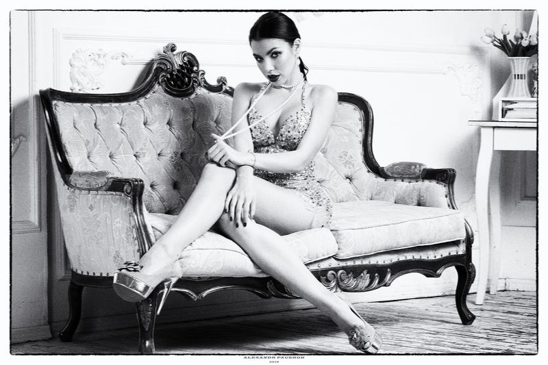 portrait, girl, beauty, blackandwhite, sensual Katya фото превью