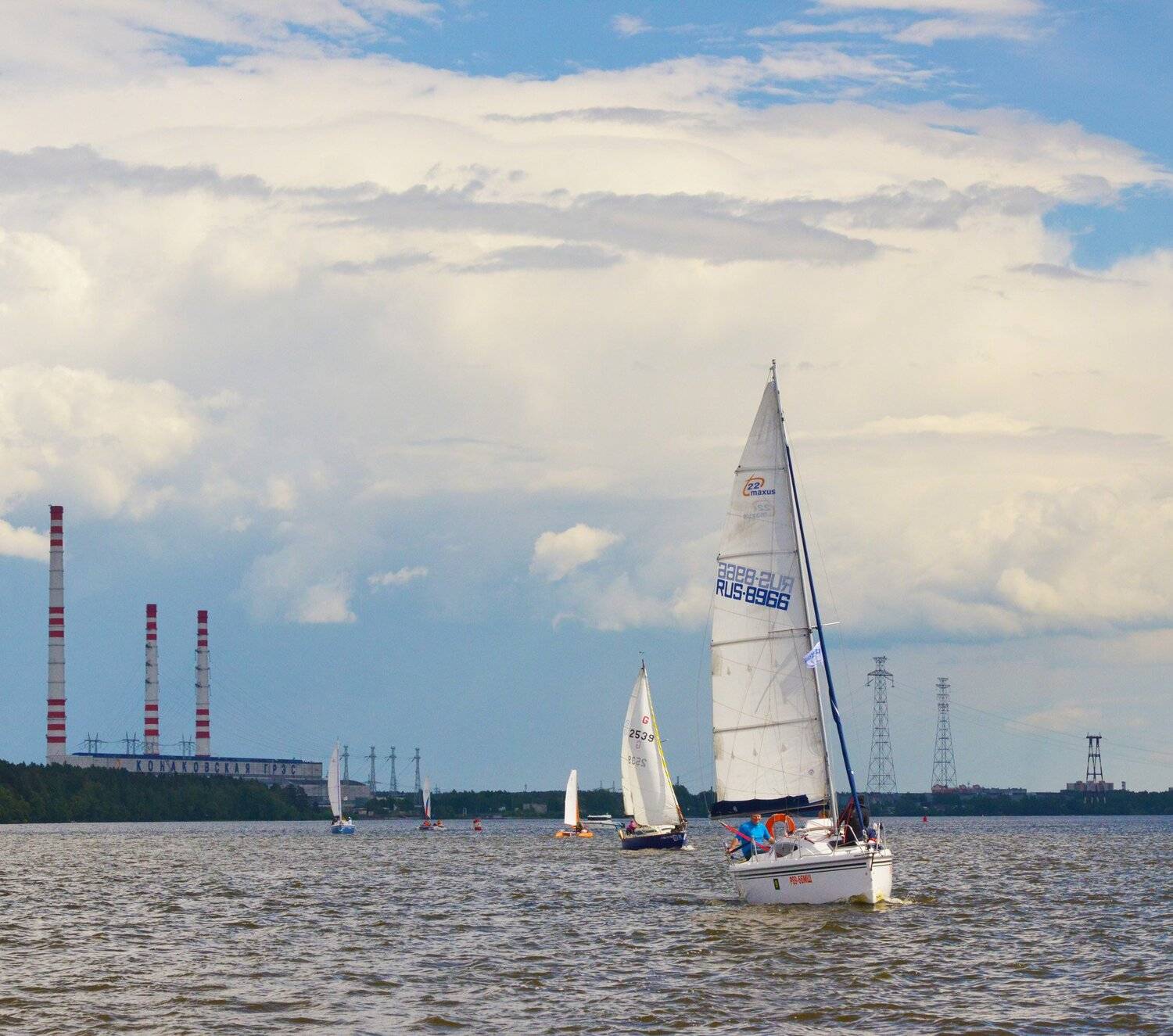 московское море, иваньковское водохранилище, конаково, народная регата, Сергей Седов