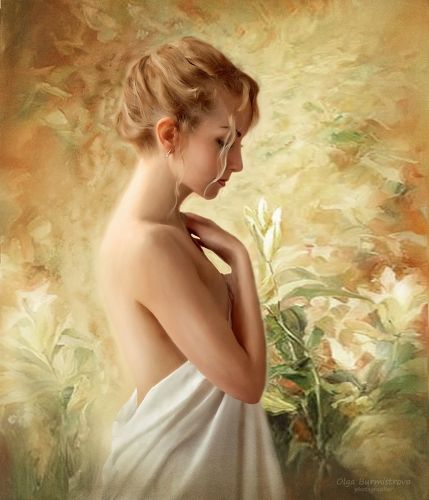 Белые лилии