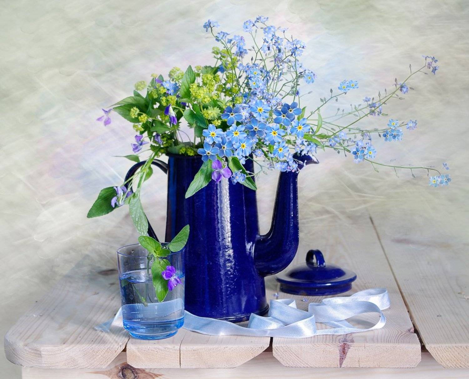 букетик , незабудка , голубая , июнь,, Вера  Павлухина