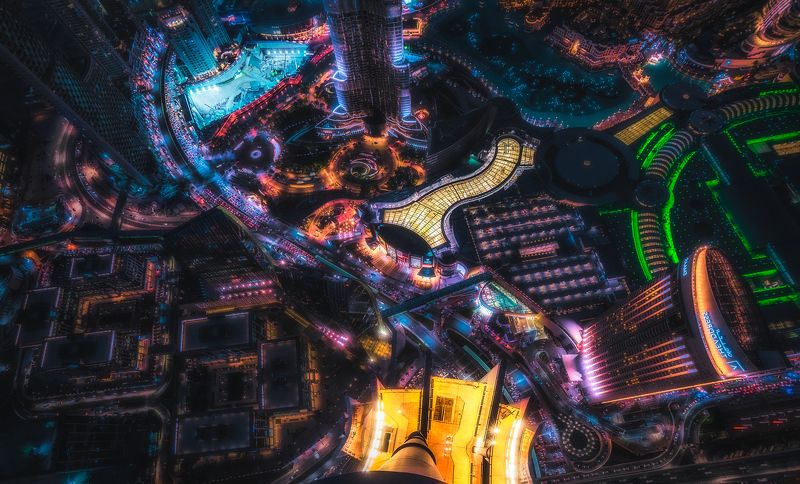 ночной Дубай фото превью