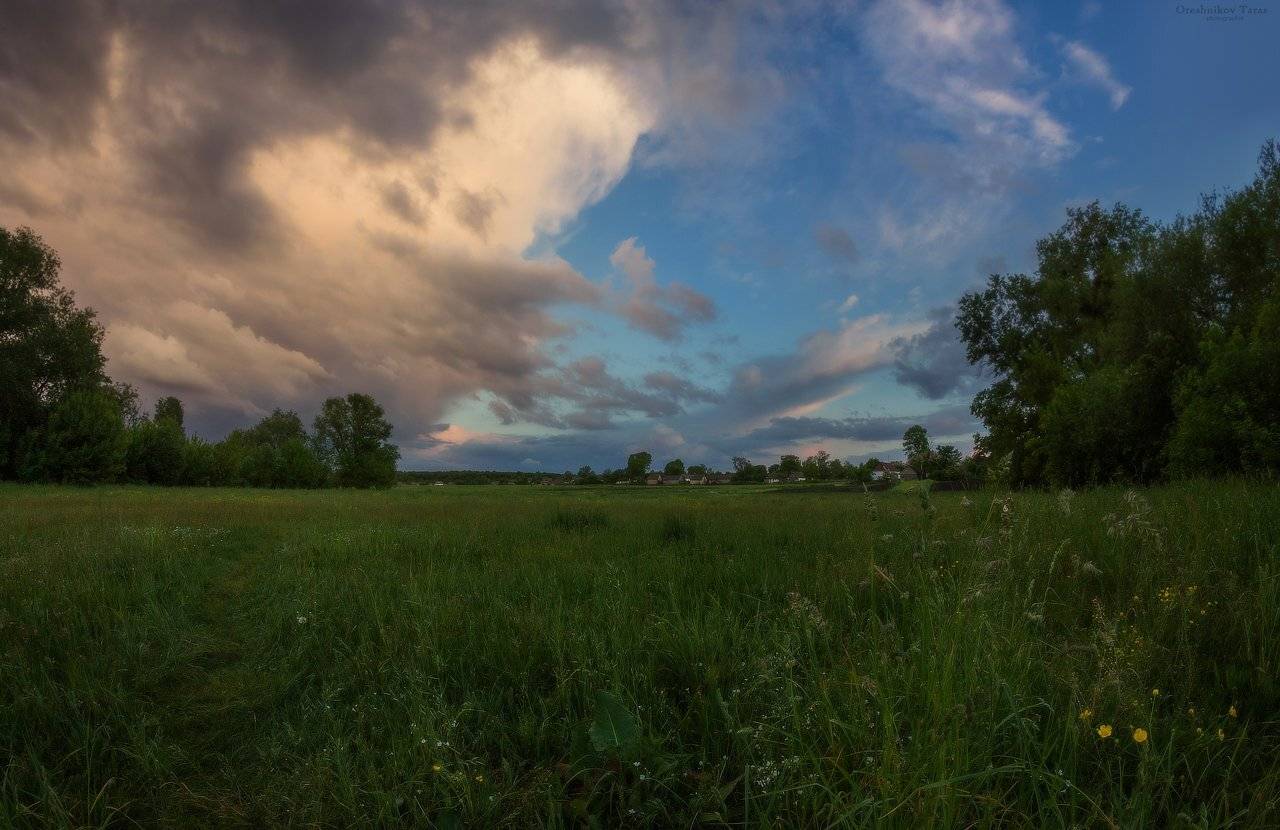 пейзаж,природа,погода,небо,лето,луг, Taras