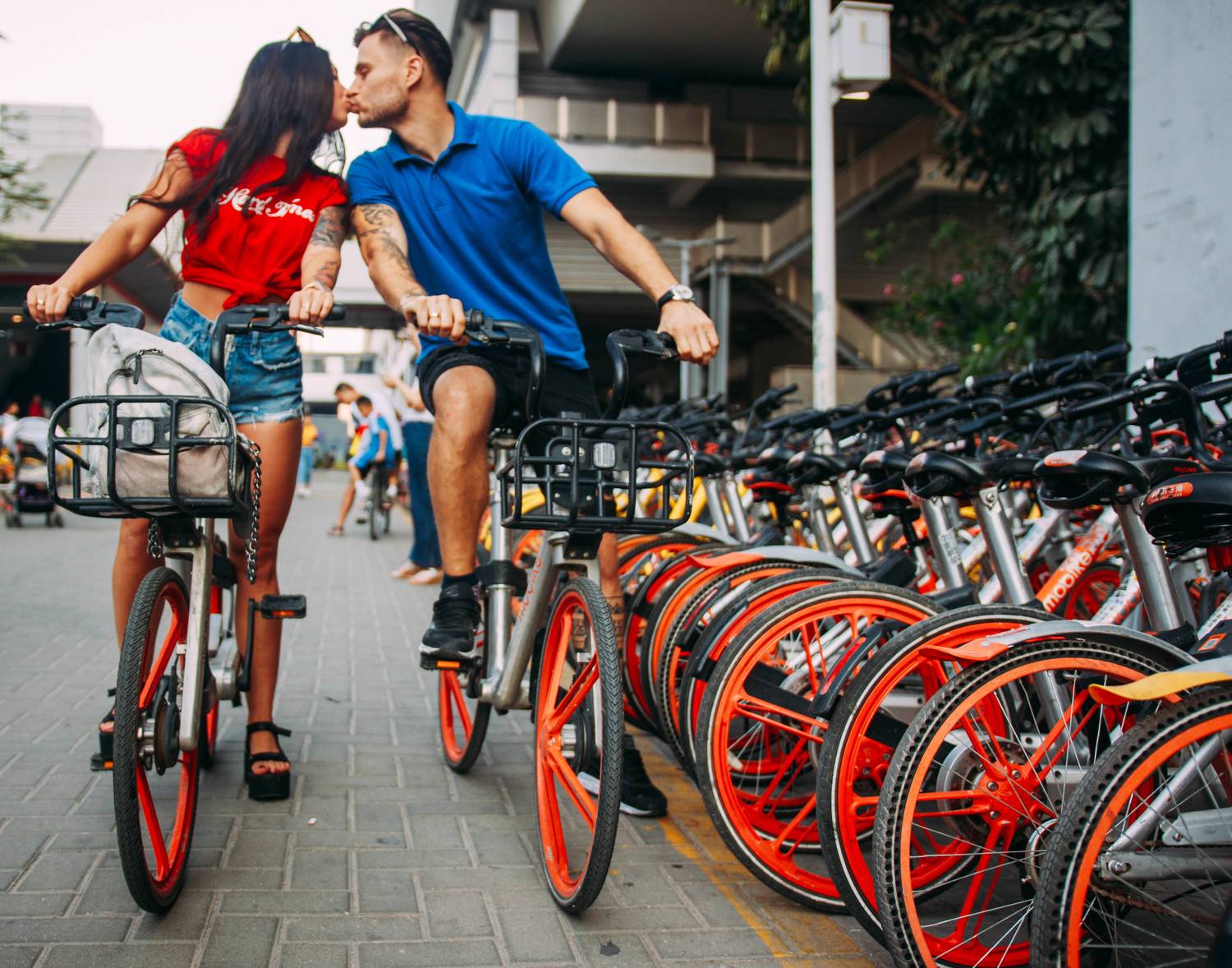 пара, семья, лица, счастье, момент, любовь, поцелуй, мгновение, вело, велосипед, прогулка,, Виталий Мытник