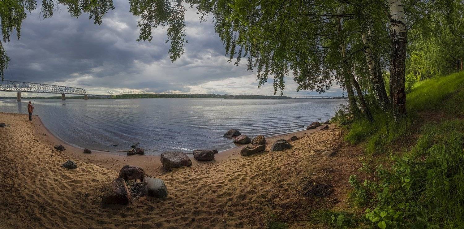 кострома,река,волга,берег, Елена Рубинская