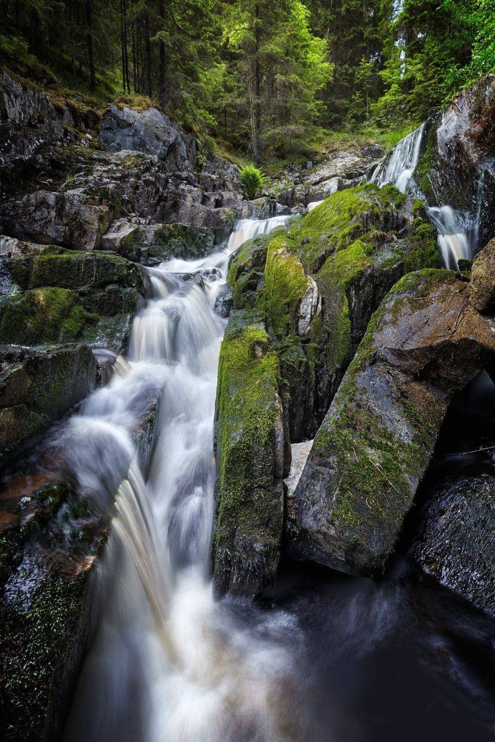 карелия, водопад, природа, KrubeK