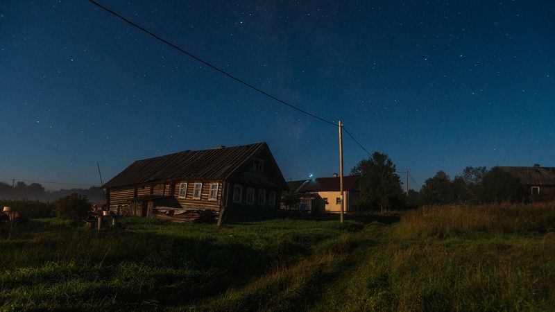 великий двор,вологодчина,кема,север,лето,ночь * фото превью