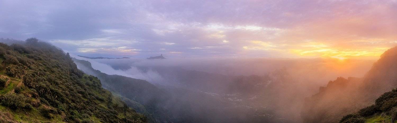 canary island, sunset, evening, clouds,, Vitalis Vasylius