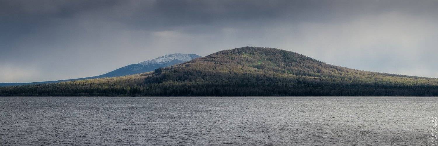 небо, озеро, горы, хребет, национальный парк, зюраткуль, челябинская область, Владимир Ушаков