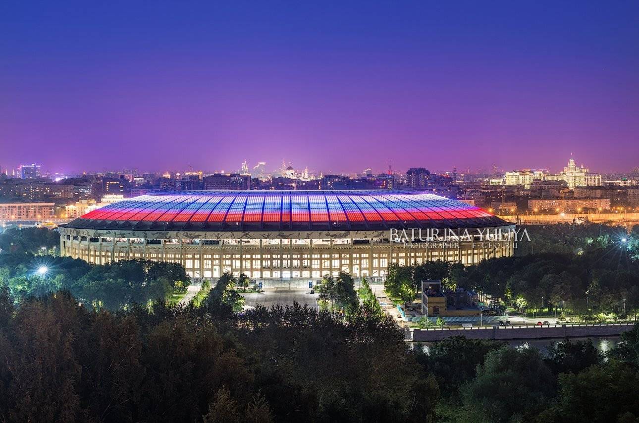 москва, лужники, ночь, Юлия Батурина