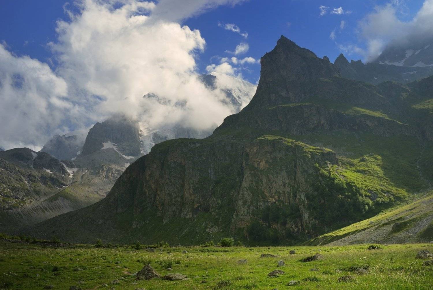 горы лето кавказ, Александр Жарников