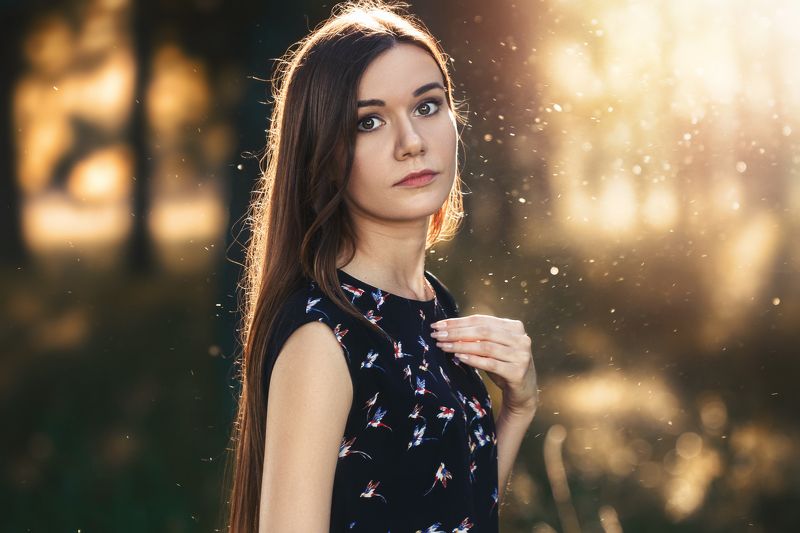 Портрет, девушка, девушки, красота, глаза, волосы, свет Татьяна фото превью