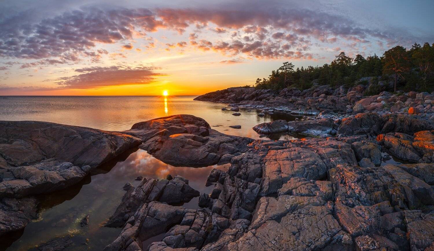 ленинградская область, ленобласть, гогланд, остров, финский залив, suursaari, закат, Арсений Кашкаров