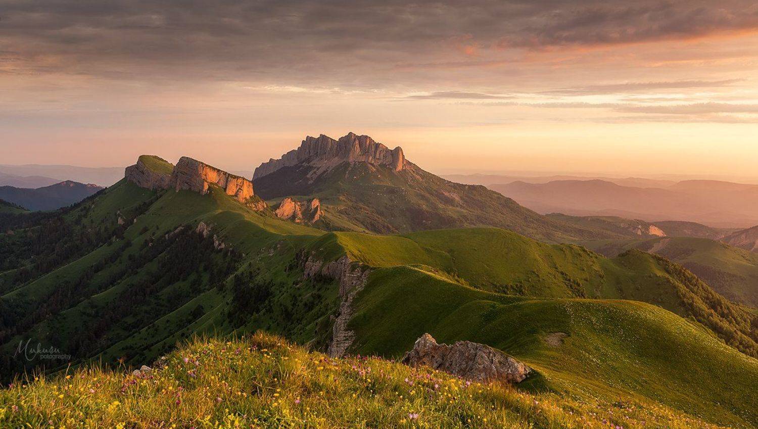 landscape, пейзаж, sunset, адыгея,, Алексей Самойленко