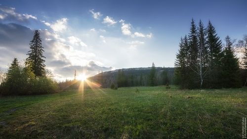По дороге на хребет Зюраткуль