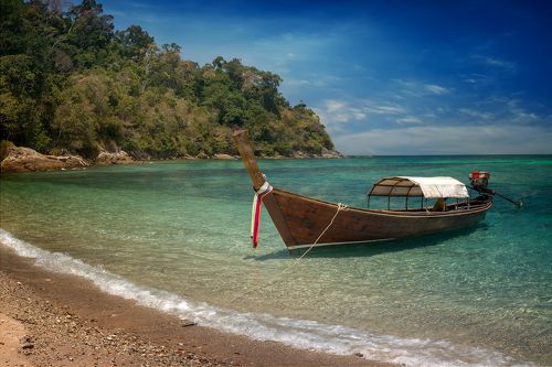 Тайские лодки.