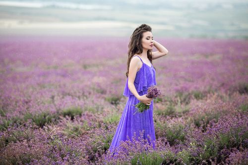 Портрет в лаванде