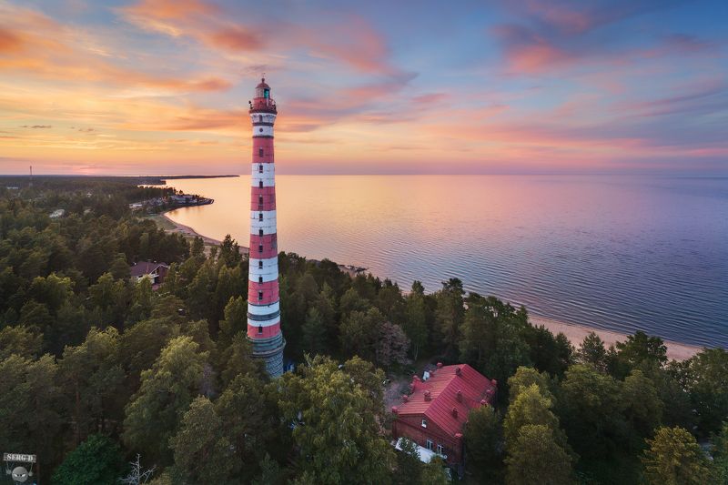 Осиновецкий маяк, Ладожское озеро фото превью