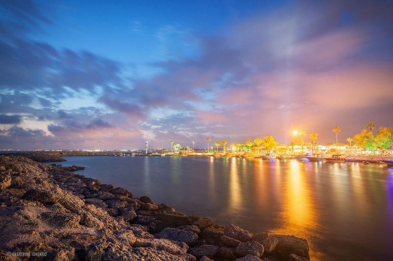 Вечер на море фото превью