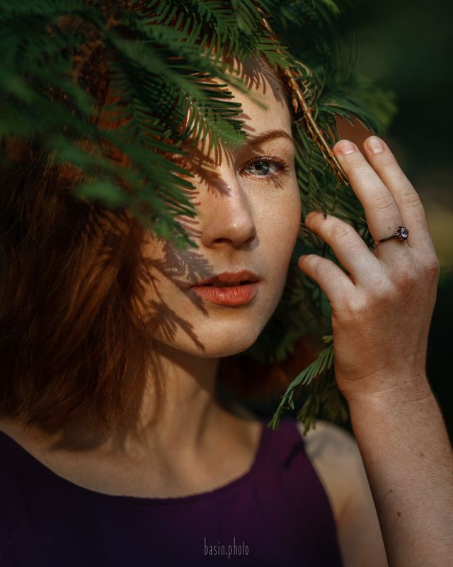 Красное в зеленом фото превью