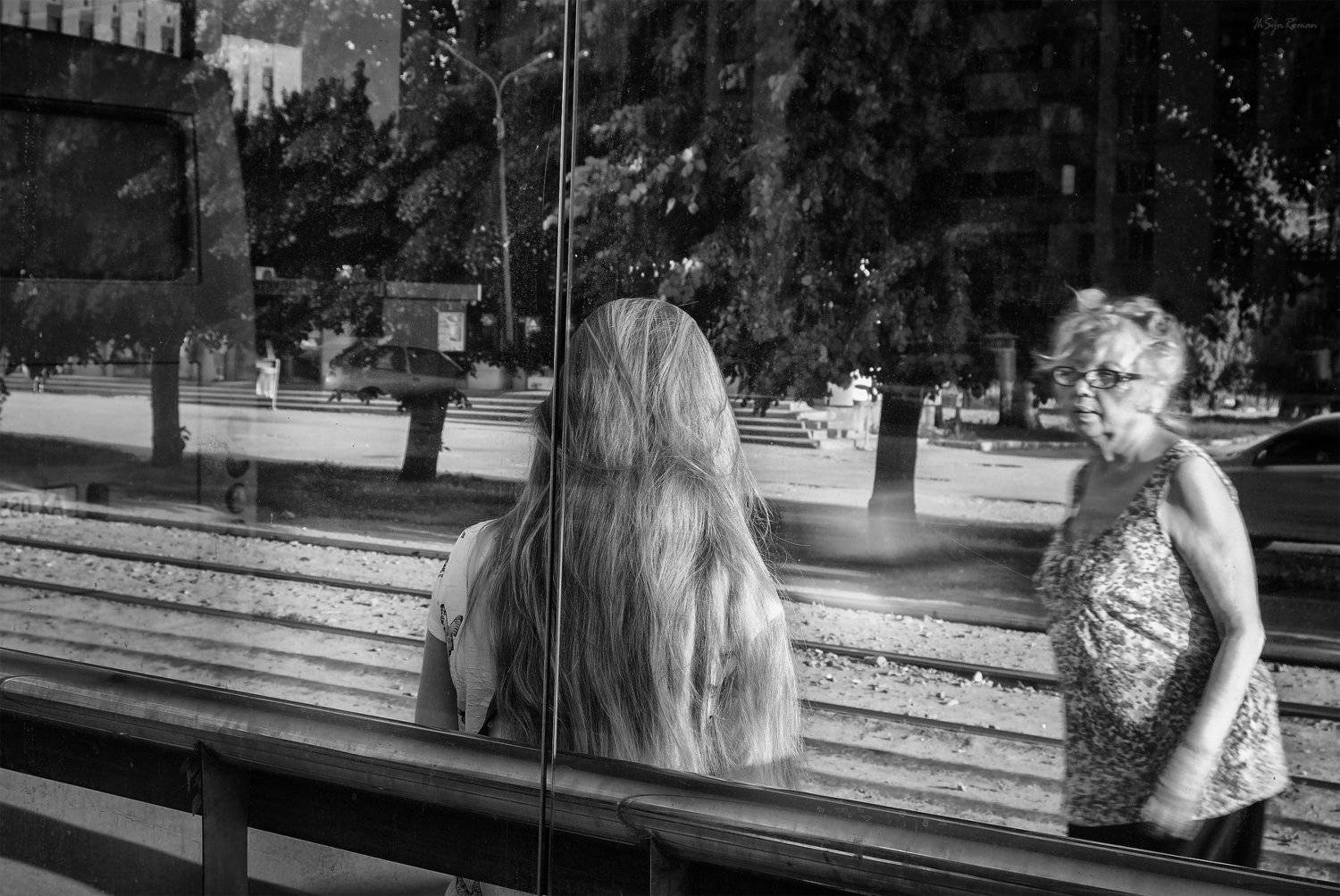 город,остановка,транспорт,люди, Roma  Chitinskiy