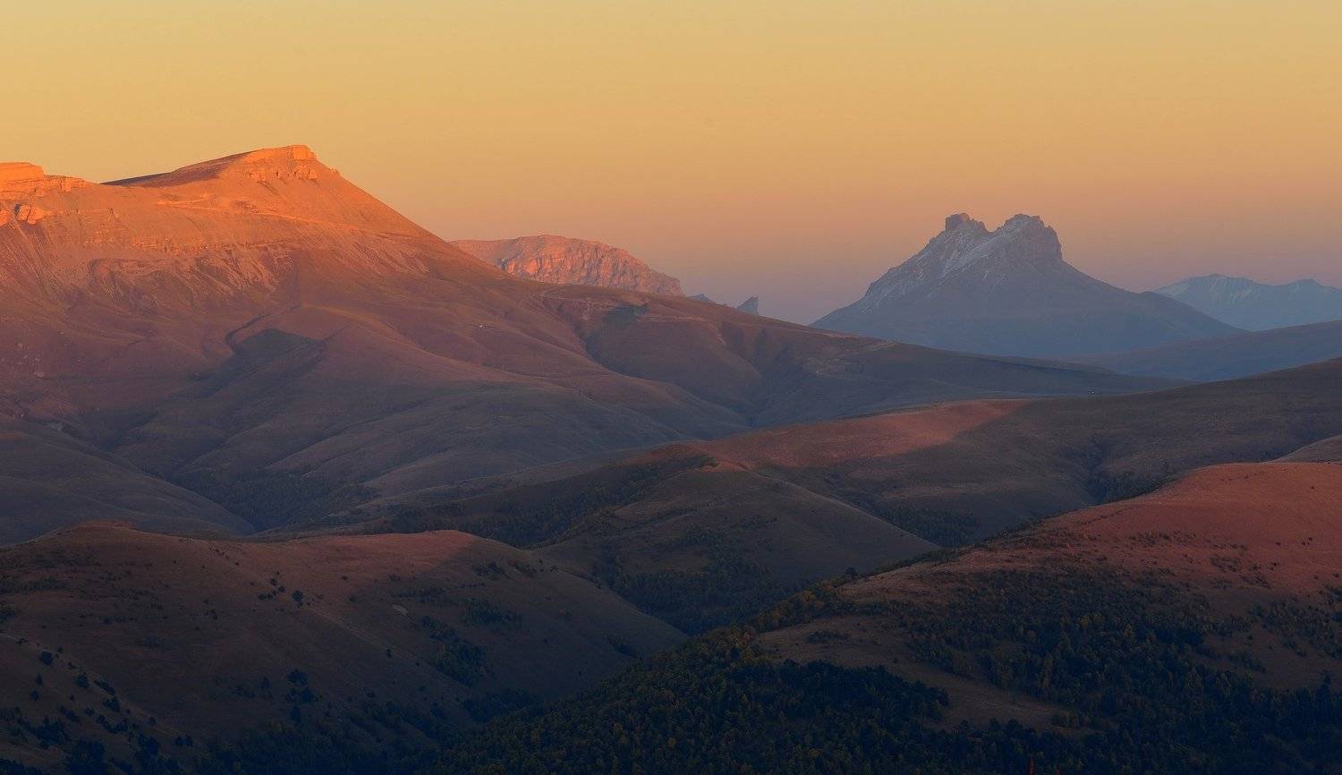 горы осень кавказ канжол, Александр Жарников