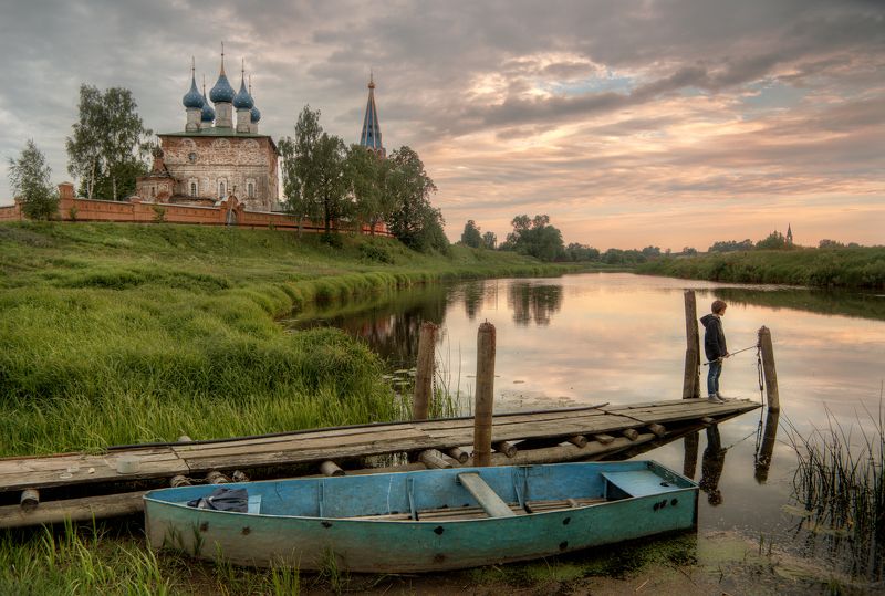 на рыбалке в Дунилово фото превью