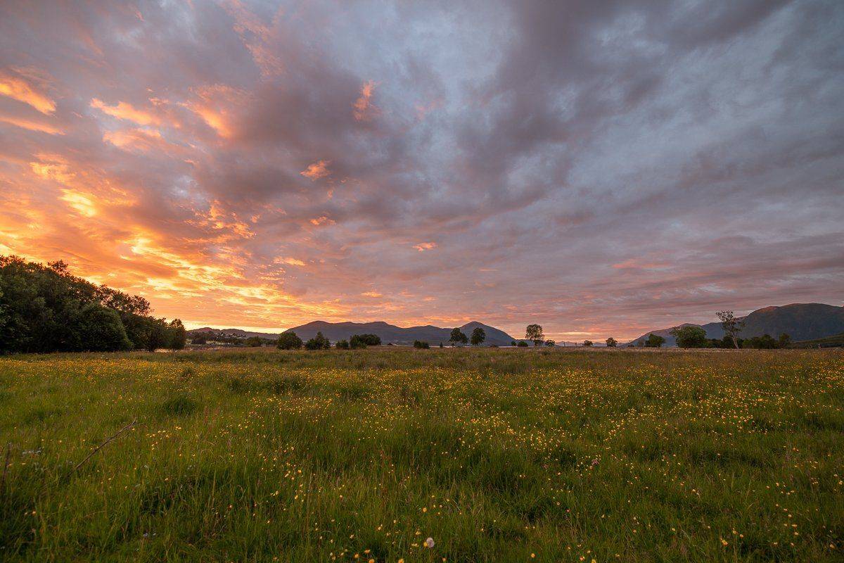 sunset, sundown, color, flame, Arnfinn Malmedal