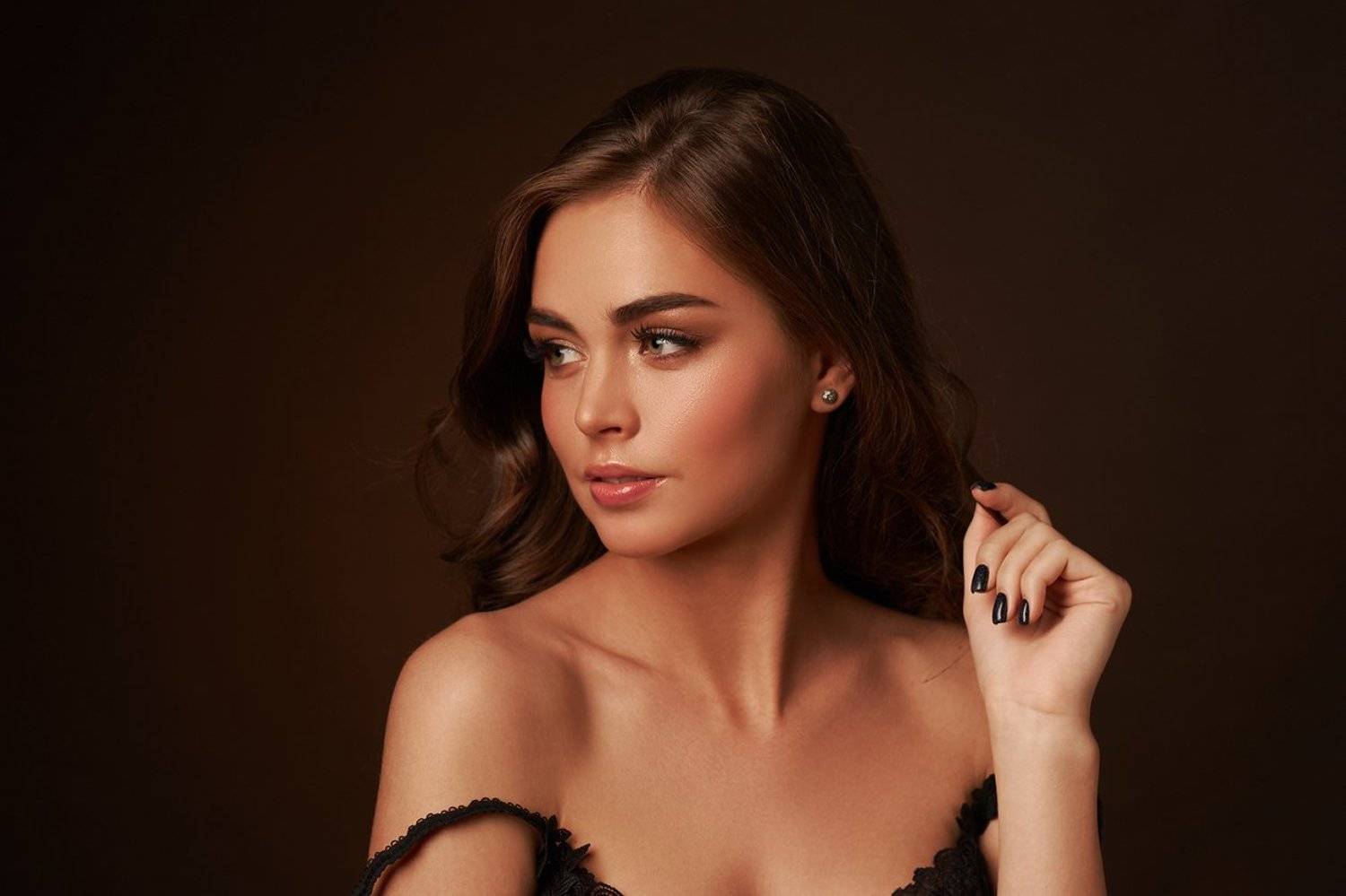 портрет, девушка, студия, Дмитрий Цветков