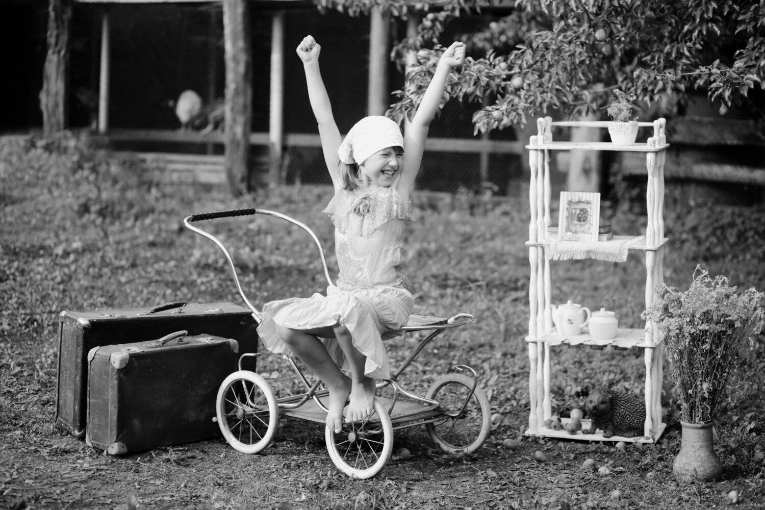 черно-белое фото , лето, деревенская тема, Вера Шамраева